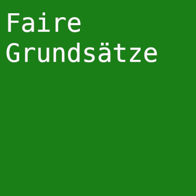 faire grundsätze 400